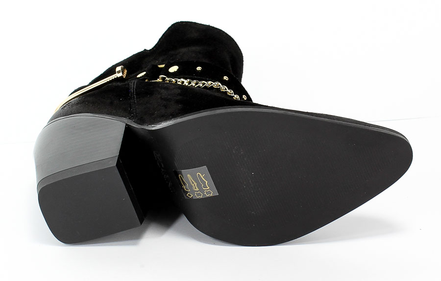 Botki Carinii B5269/G-H20-000-000-D49 Czarny