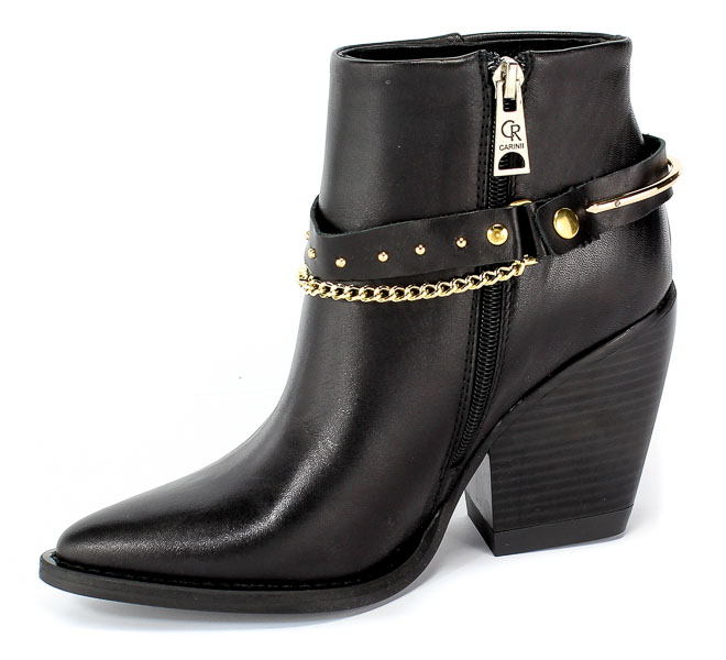 Botki Carinii B5155/G-E50-000-000-D49 Czarny