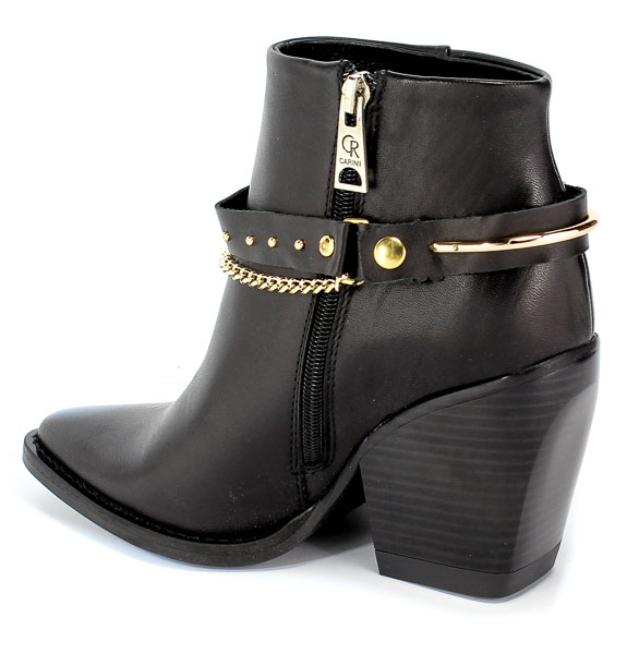 Botki Carinii B5155/G-E50-000-000-D49 Czarny