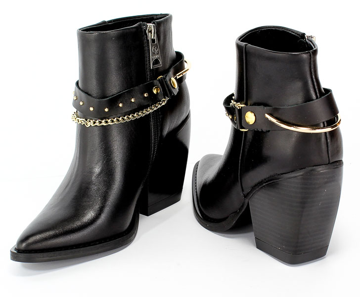 Botki Carinii B5155/G-E50-000-000-D49 Czarny