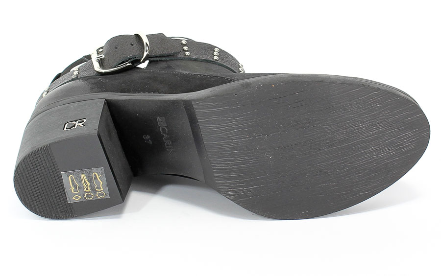 Botki Carinii B5138-360-J23-000-861 Czarny