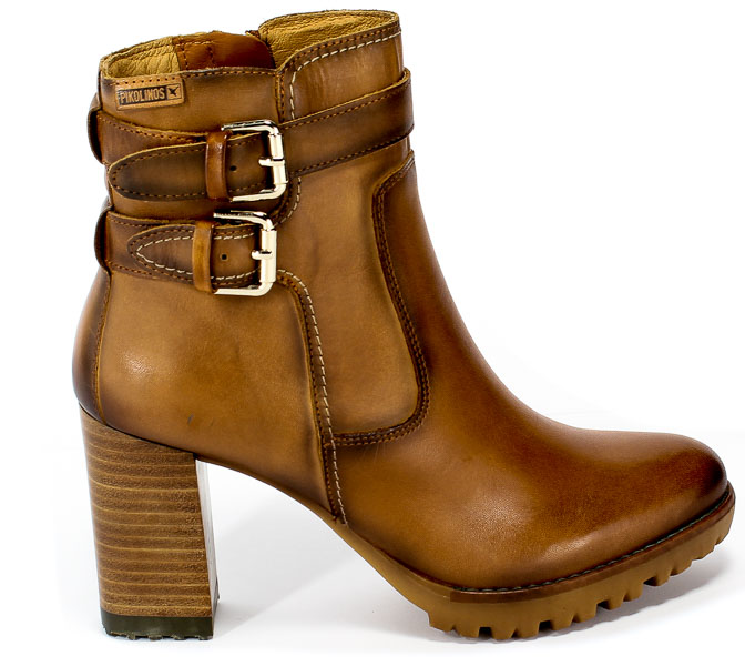 Botki Pikolinos W7M-8854 Brandy Brązowy