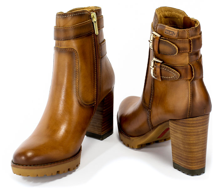 Botki Pikolinos W7M-8854 Brandy Brązowy