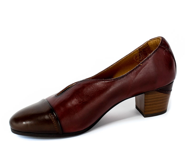 Czółenka Pikolinos W5V-5975C1 Garnet Czerwony