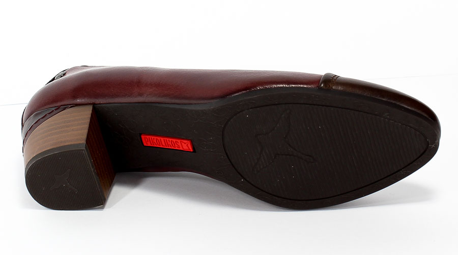 Czółenka Pikolinos W5V-5975C1 Garnet Czerwony