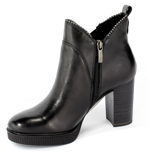 Botki Tamaris 1-25009-23 001 Black Czarny