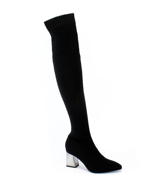 Kozaki Tamaris 1-25521-23 001 Black Czarny