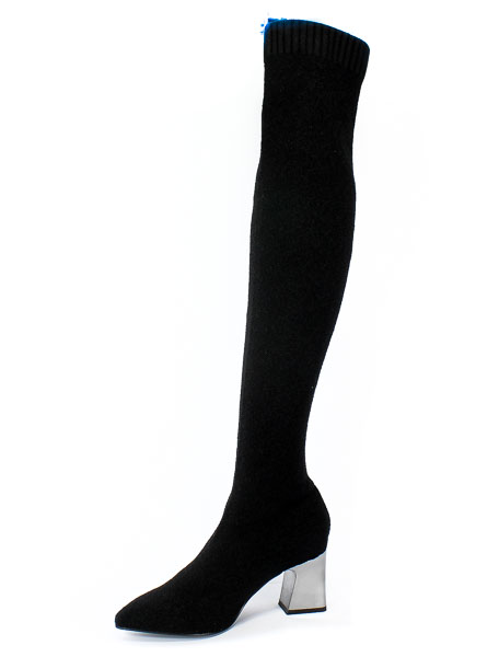 Kozaki Tamaris 1-25521-23 001 Black Czarny