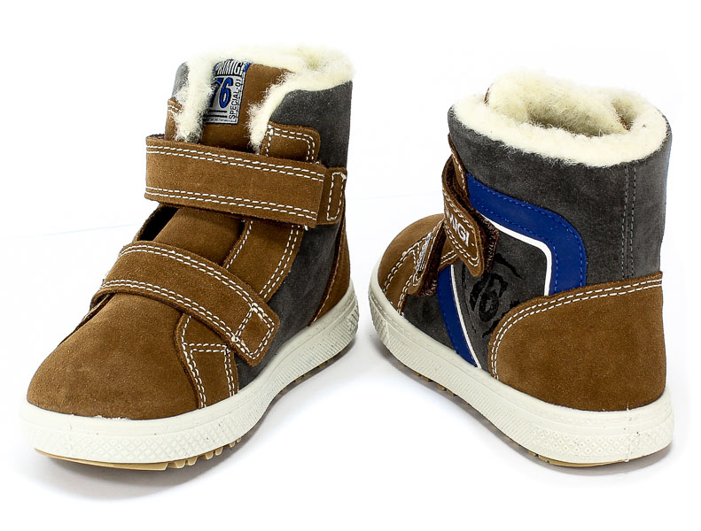 Trzewiki Primigi 4366122 Scamosciato/Cuoio-Gr Gore Tex r.19-24