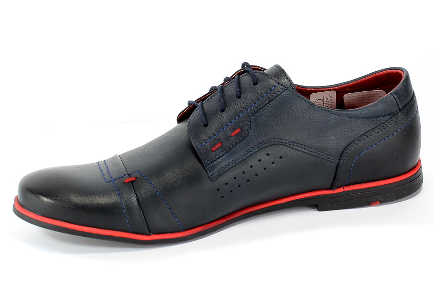Półbuty Gregor 01581-Me-B740-K1590-Ds Granat