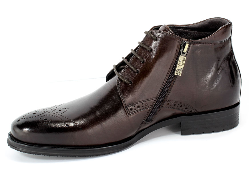 Trzewiki Brooman John Doubare 992B-716G132-R Coffee Brązowy