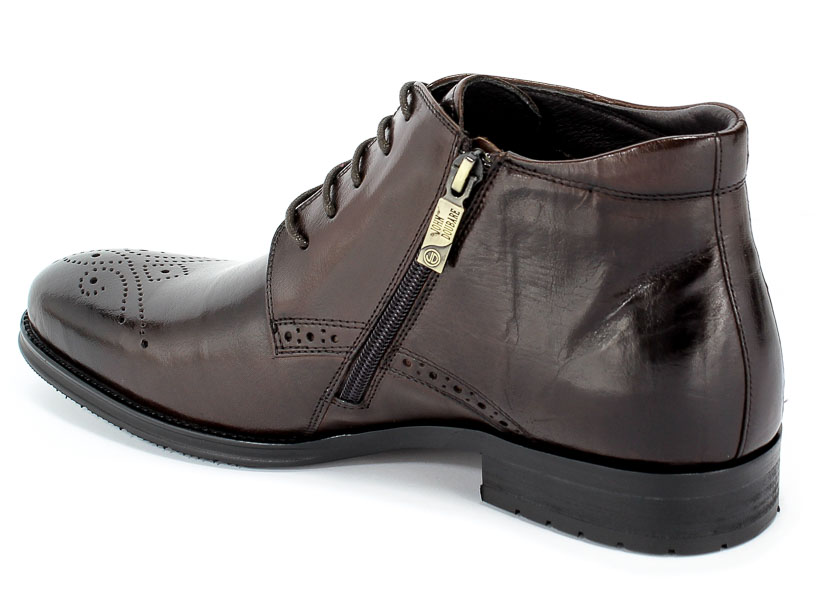 Trzewiki Brooman John Doubare 992B-716G132-R Coffee Brązowy