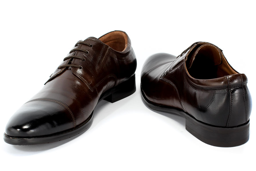 Półbuty Brooman Y006-28-A15 Brown Brązowy