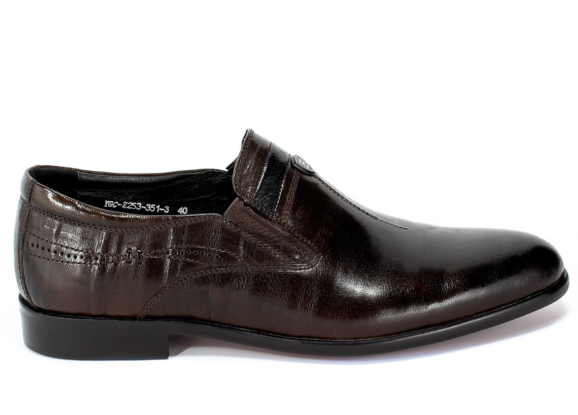 Półbuty Brooman John Doubare YGC-Z253-351-3 Brown Brązowy