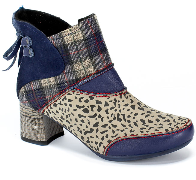 Botki Maciejka 03963-04/00-3 Skóra Granat