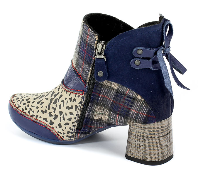 Botki Maciejka 03963-04/00-3 Skóra Granat