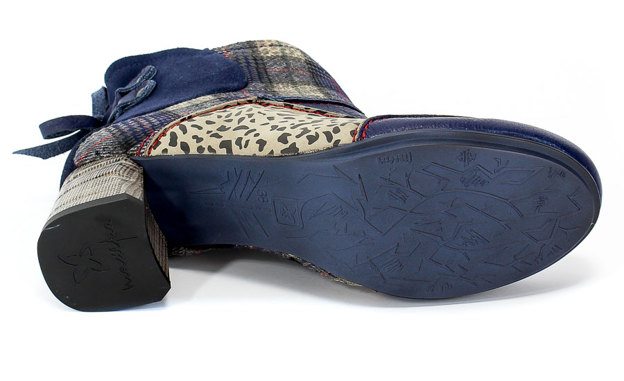 Botki Maciejka 03963-04/00-3 Skóra Granat