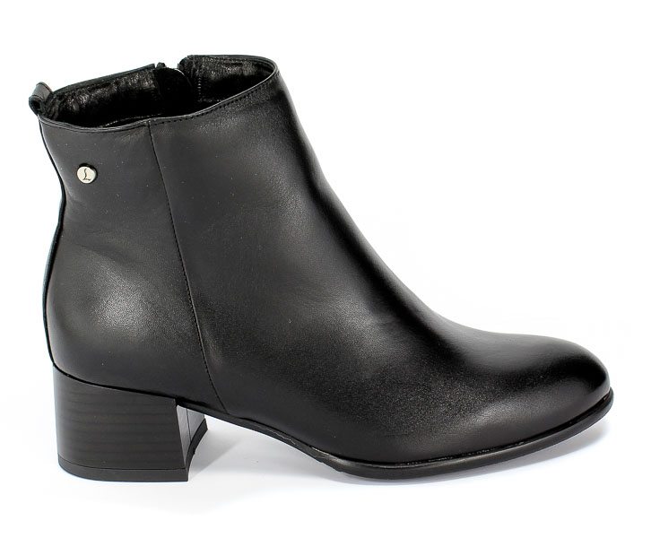 Botki Lemar 60254 M.Czarny Skóra