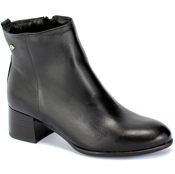 Botki Lemar 60254 M.Czarny Skóra