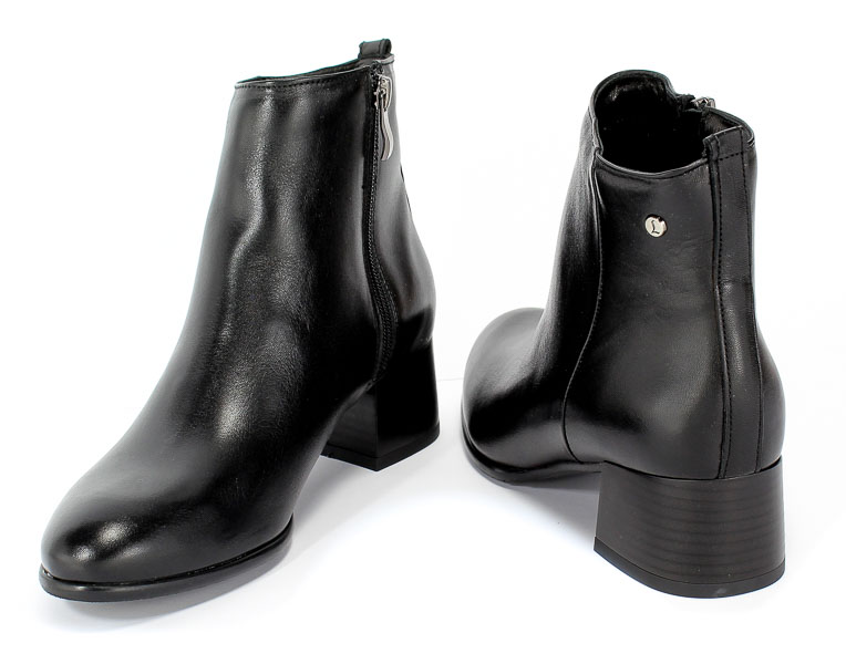 Botki Lemar 60254 M.Czarny Skóra