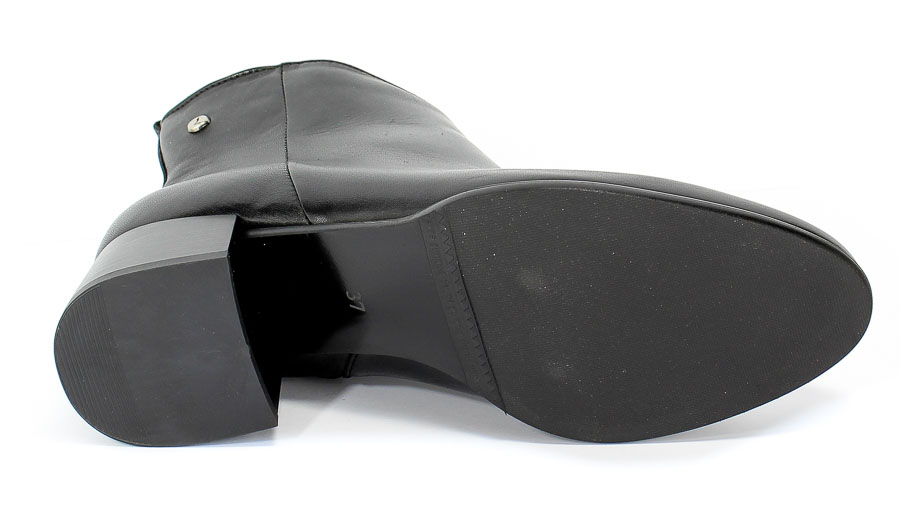 Botki Lemar 60254 M.Czarny Skóra