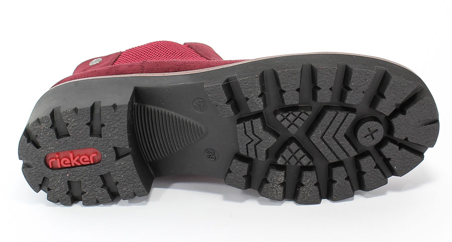 Botki Rieker 99284-35 Red Czerwony
