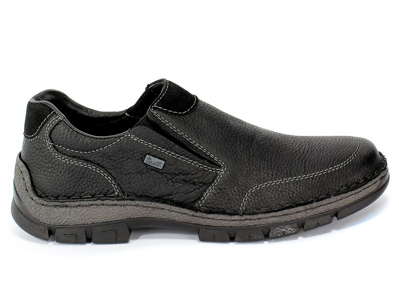 Półbuty Rieker 12262-00 Black Czarny Skóra