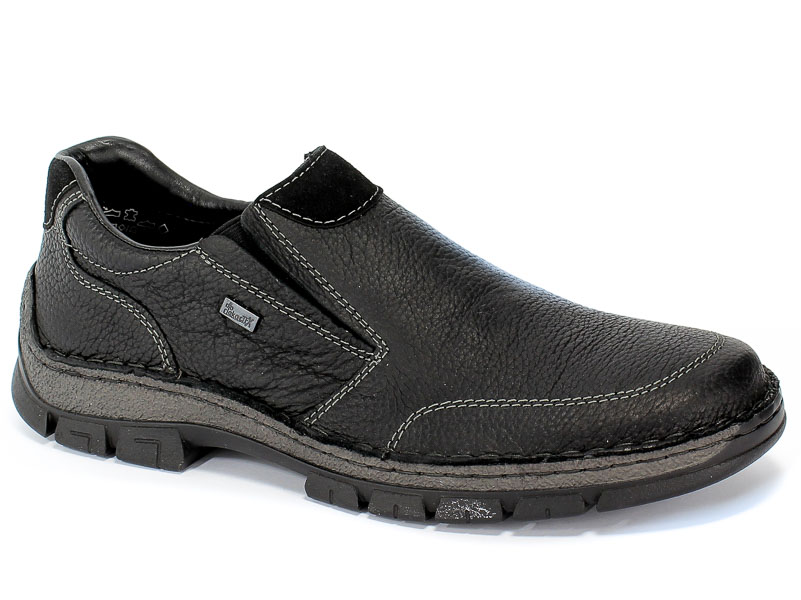 Półbuty Rieker 12262-00 Black Czarny Skóra