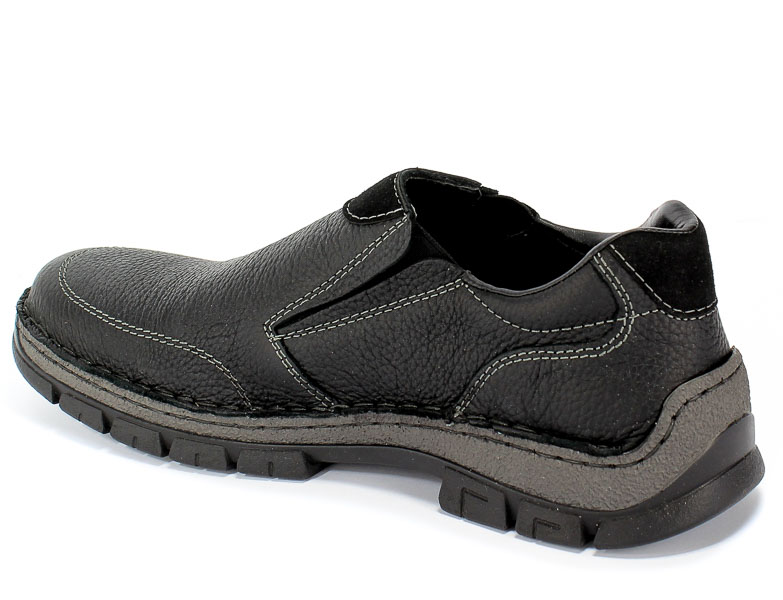 Półbuty Rieker 12262-00 Black Czarny Skóra