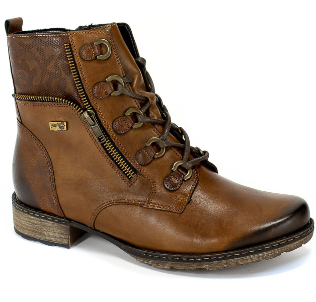 Trzewiki Remonte D4358-25 Brown Brązowy Skóra