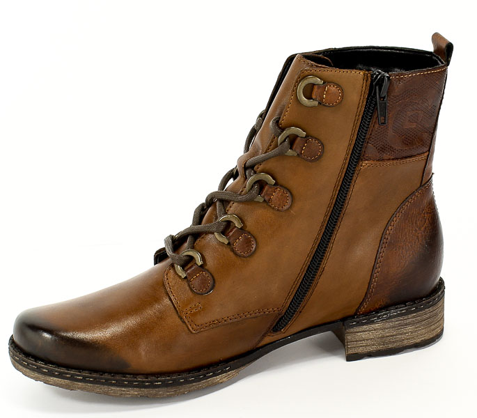 Trzewiki Remonte D4358-25 Brown Brązowy Skóra