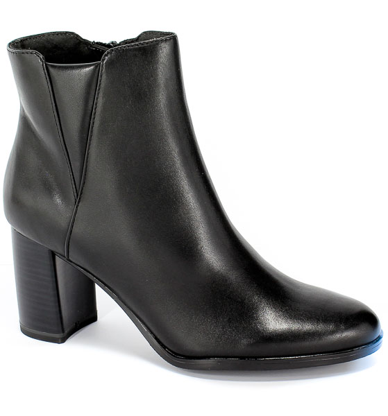 Botki Tamaris 1-25354-23 007 Black Uni Czarny Skóra