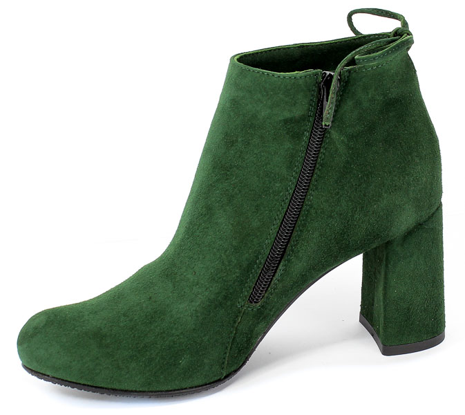 Botki Tomex 1739 Zielony Skóra