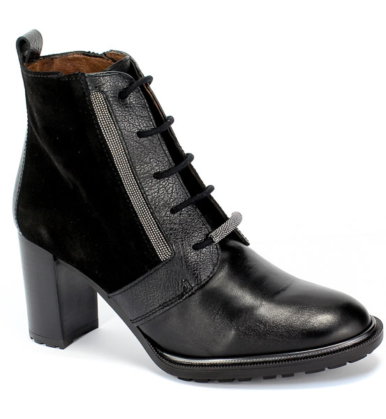 Botki Hispanitas Hi99136 Soho-I9 Bufalo-I9 Black Czarny Skóra