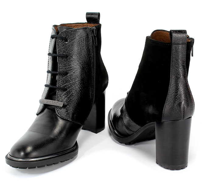 Botki Hispanitas Hi99136 Soho-I9 Bufalo-I9 Black Czarny Skóra
