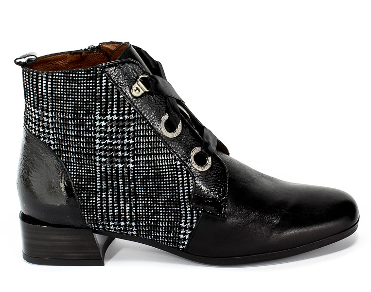 Botki Hispanitas Chi99278 Soho-I9 Rio-I9 Black Czarny Skóra