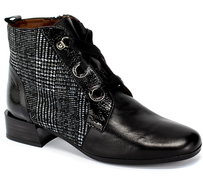 Botki Hispanitas Chi99278 Soho-I9 Rio-I9 Black Czarny Skóra