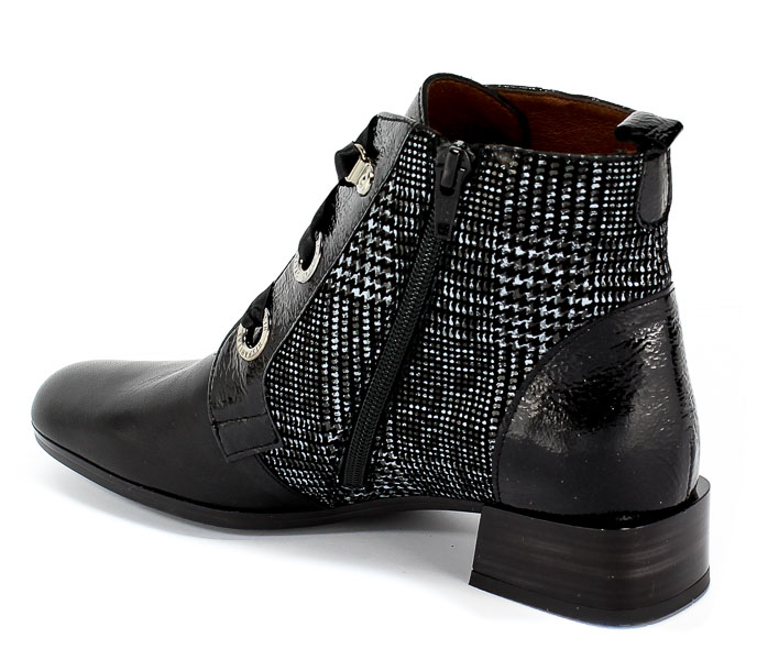 Botki Hispanitas Chi99278 Soho-I9 Rio-I9 Black Czarny Skóra