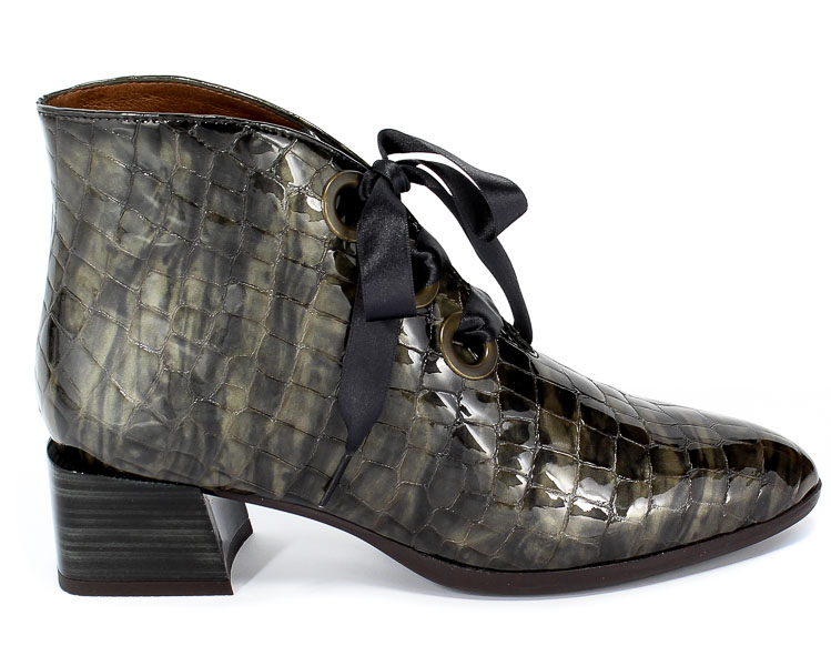Botki Hispanitas Hi99276 Dakota-I9 Army Zielony Skóra