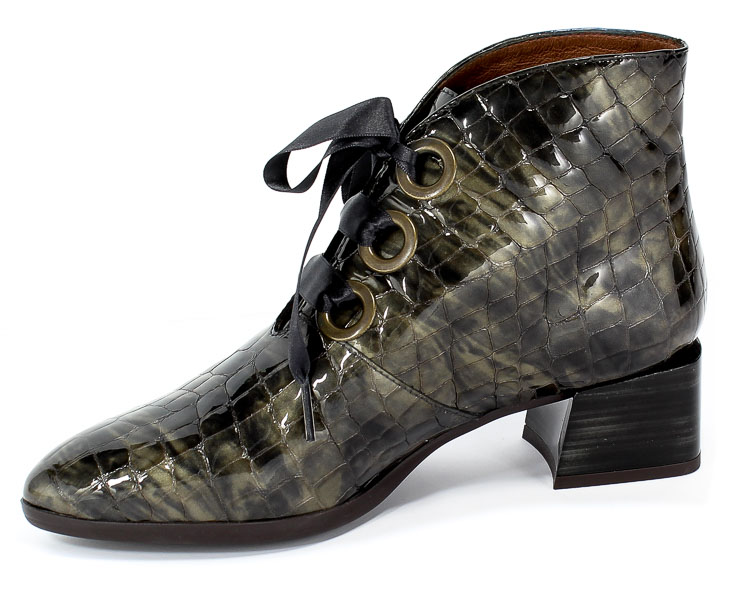 Botki Hispanitas Hi99276 Dakota-I9 Army Zielony Skóra