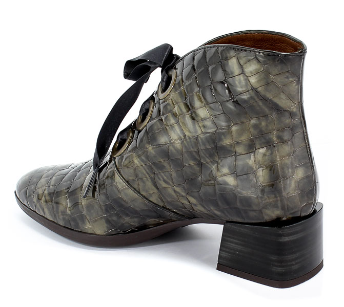 Botki Hispanitas Hi99276 Dakota-I9 Army Zielony Skóra