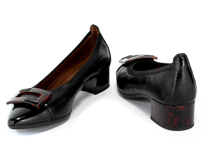 Czółenka Hispanitas Phi99356 Rio-I9 Soho-I9 Black Czarny Skóra