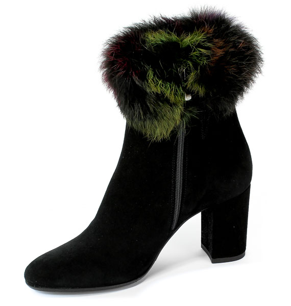 Botki Uncome 25058 Nero Czarny Skóra