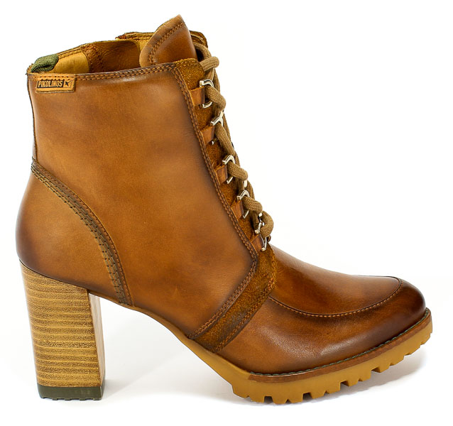Botki Pikolinos W7M-8842 Brandy Brązowy Skóra