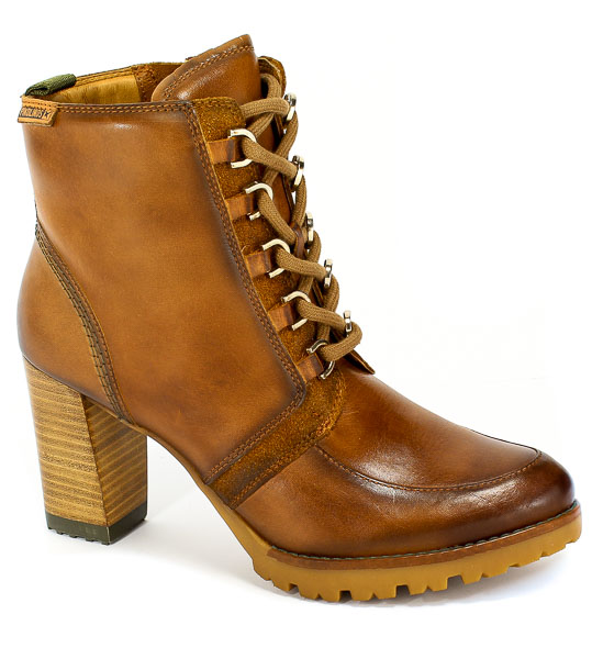 Botki Pikolinos W7M-8842 Brandy Brązowy Skóra