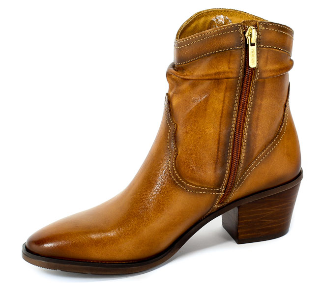 Botki Pikolinos W2Z-8552 Brandy Brązowy Skóra