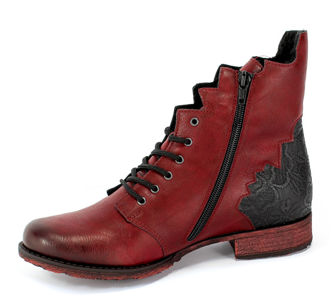 Trzewiki Rieker 708G4-35 Red Combination Czerwony