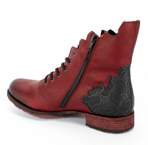 Trzewiki Rieker 708G4-35 Red Combination Czerwony