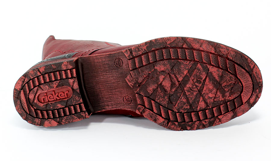 Trzewiki Rieker 708G4-35 Red Combination Czerwony