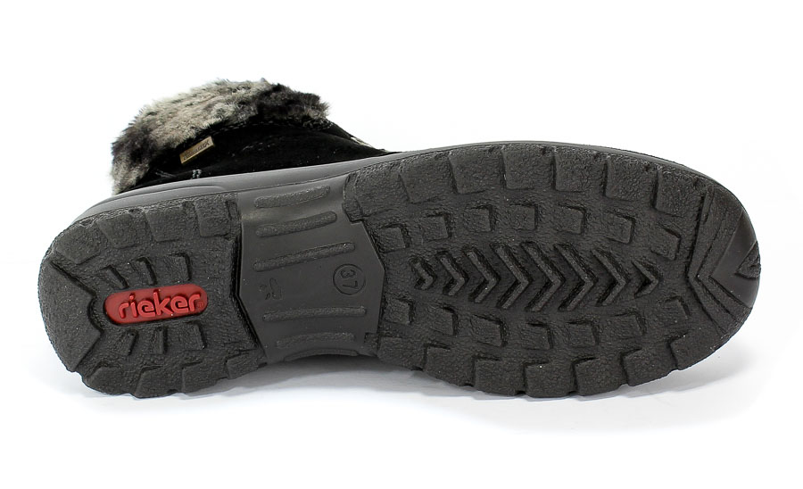 Trzewiki Rieker Z7130-00 Black Czarny Skóra